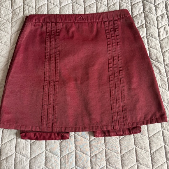 IVY PARK adidas Maroon cargo mini Skirt w/snap Button down closure street wear - Picture 8 of 16